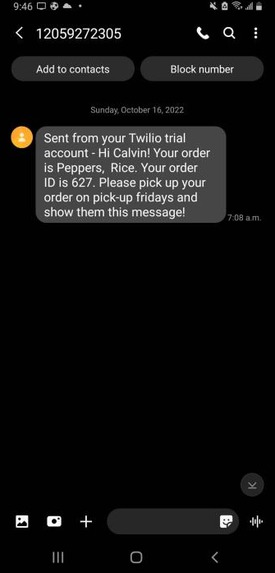 SCSU Food Center Website – screenshot 4