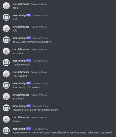 mentalhelp – screenshot 2