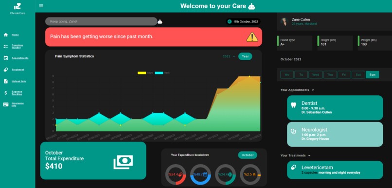 ChronicCare – screenshot 1