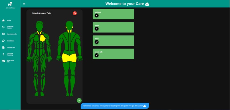 ChronicCare – screenshot 2