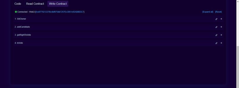 Ethereum Voting Machine – screenshot 5