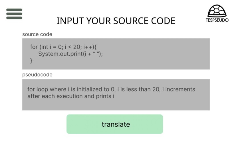 Tespseudo – screenshot 2