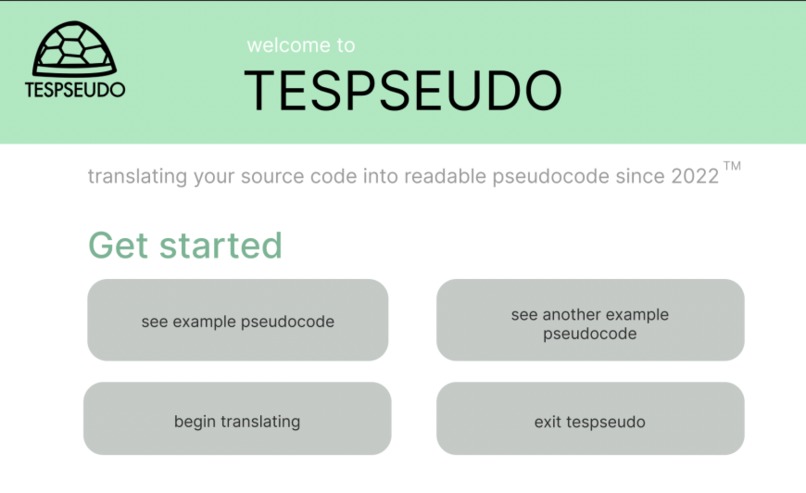 Tespseudo – screenshot 1
