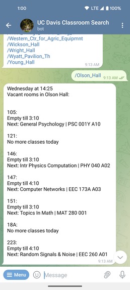 UC Davis Class Search – screenshot 4