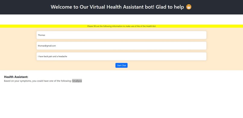 Medical Assistant Bot – screenshot 4