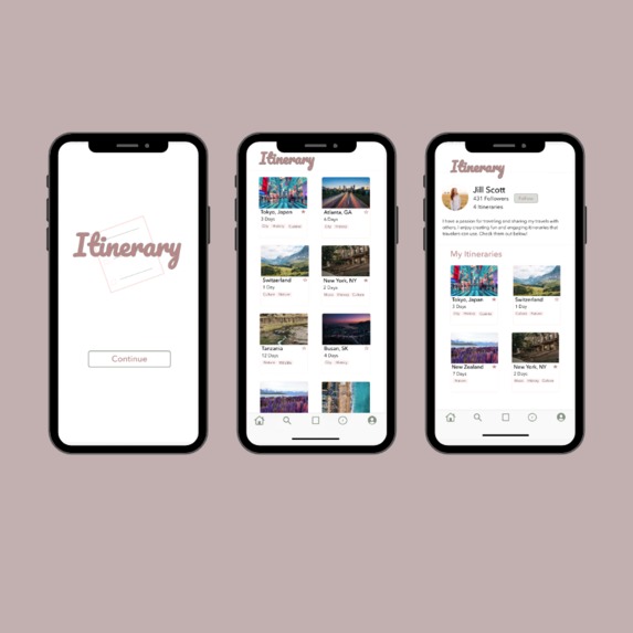 Itinerary – screenshot 1