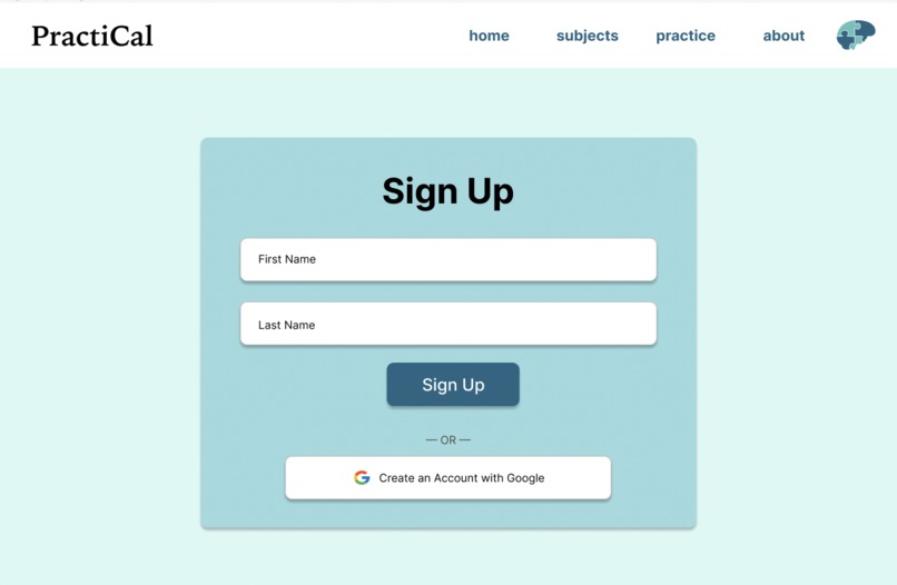 PractiCal – screenshot 2