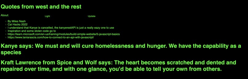 Quotes from West and the rest  – screenshot 1