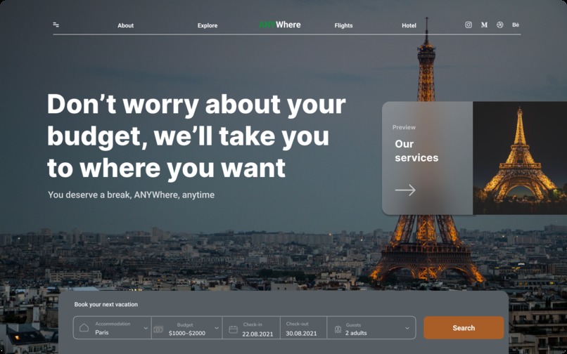 ANYWhere Travel Planner – screenshot 1
