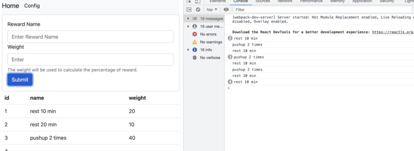 Productivity Lottery App – screenshot 1