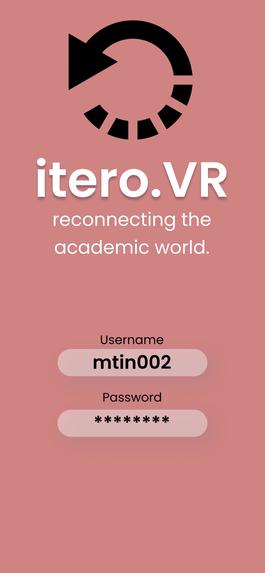 itero.VR: reconnecting the academic world – screenshot 2
