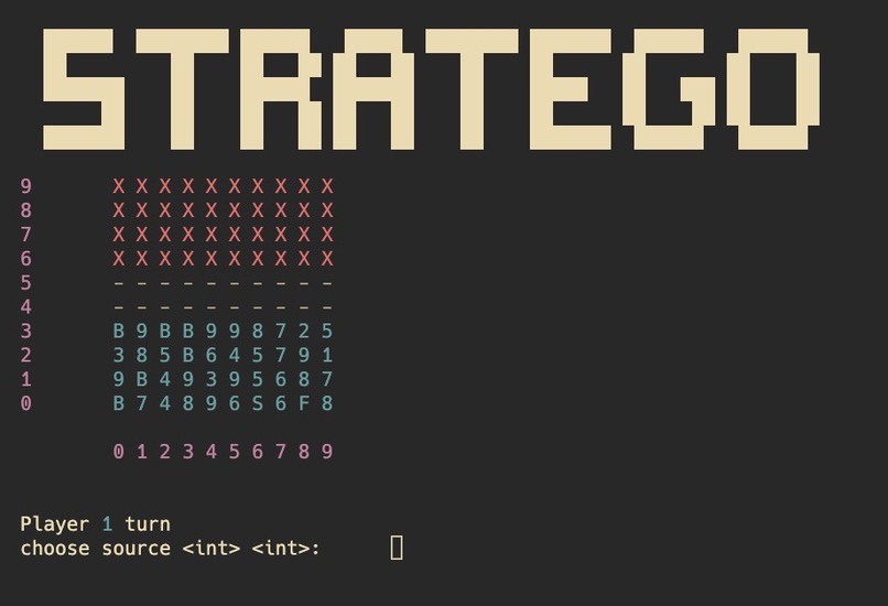 Command Line Stratego – screenshot 1