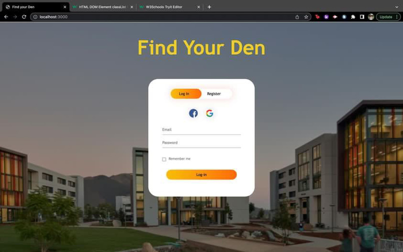 FindMyDen – screenshot 1