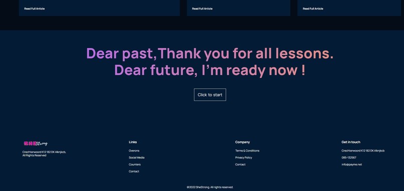 SheStrong – screenshot 1