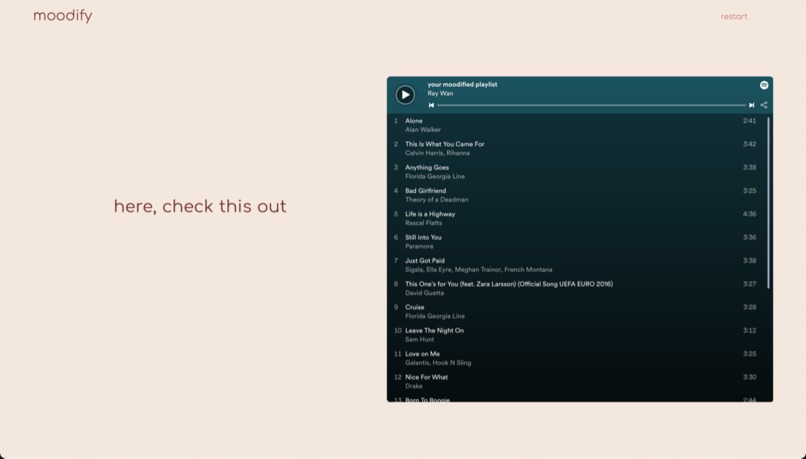 moodify – screenshot 3