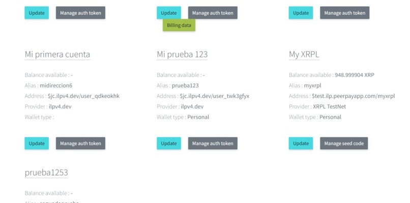 PeerPay for EOS – screenshot 1