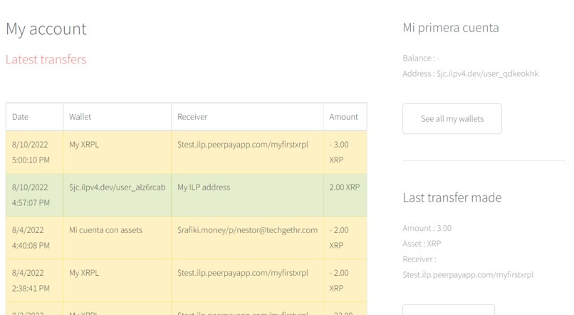 PeerPay for EOS – screenshot 2