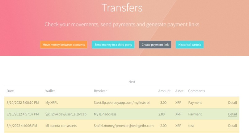 PeerPay for EOS – screenshot 4