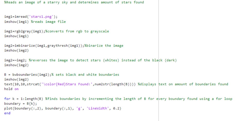 Detecting Amount of Stars to Explore Outerspace – screenshot 1