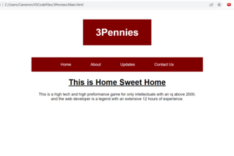 3Pennies Webpage
