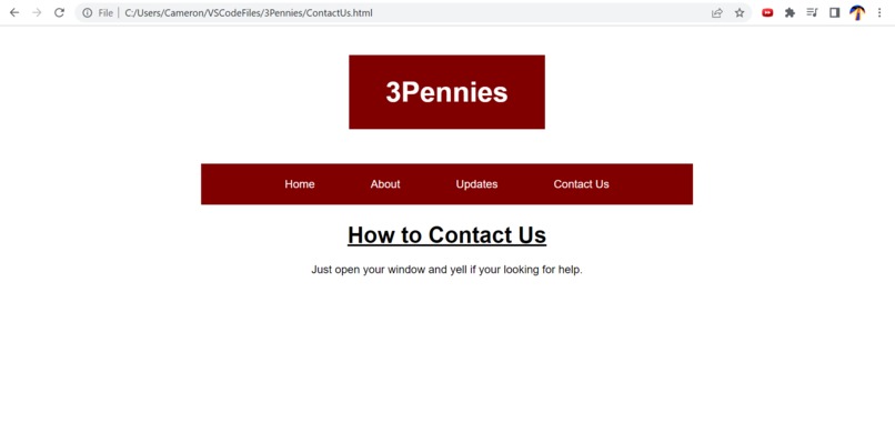 3Pennies Webpage – screenshot 4