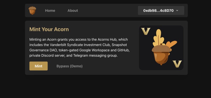 Vanderbilt Acorns – screenshot 3
