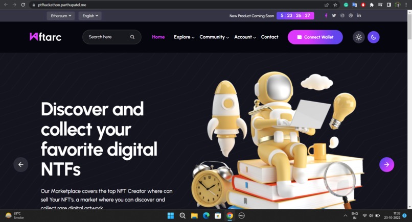 NFTARC - A Place Where Barter the NFT's. – screenshot 2