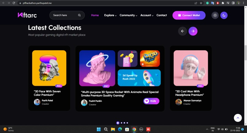 NFTARC - A Place Where Barter the NFT's. – screenshot 6