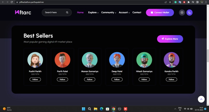 NFTARC - A Place Where Barter the NFT's. – screenshot 7