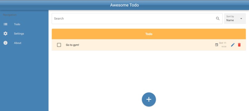 Awesome-Todo – screenshot 1
