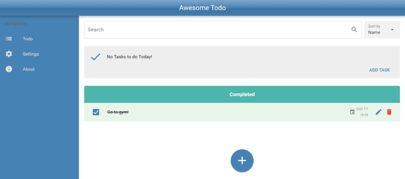 Awesome-Todo – screenshot 2