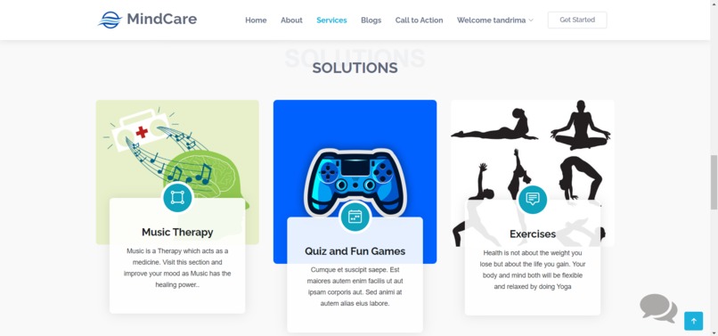 MindCare - Mental HealthCare Web App – screenshot 3