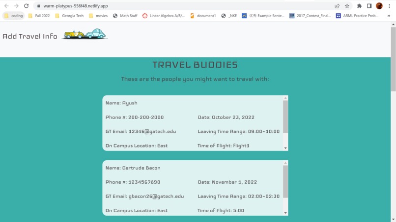 Travel Buddies – screenshot 2