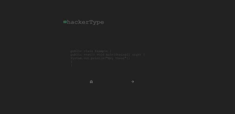 hackerType – screenshot 2