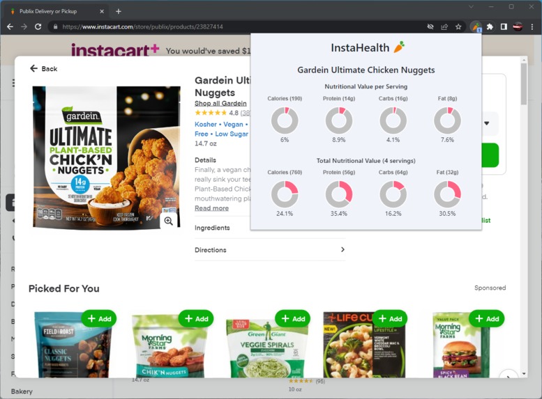 InstaHealth – screenshot 2