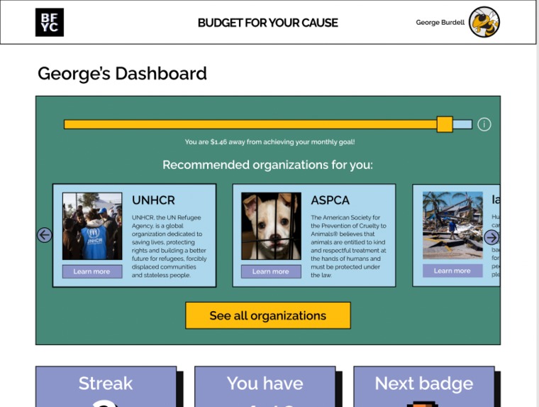 Budget For Your Cause – screenshot 1