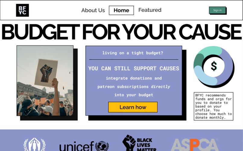 Budget For Your Cause – screenshot 2