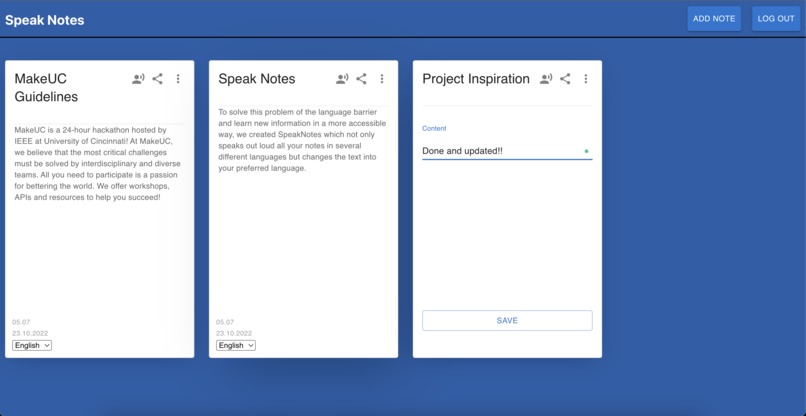 SpeakNotes – screenshot 5