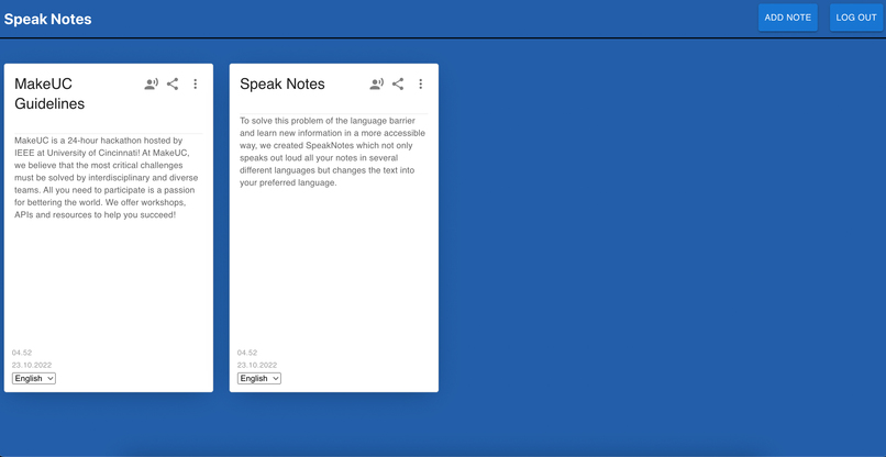 SpeakNotes – screenshot 3