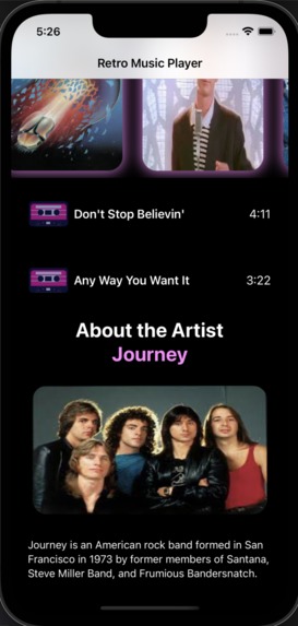 Retro Music Player – screenshot 2