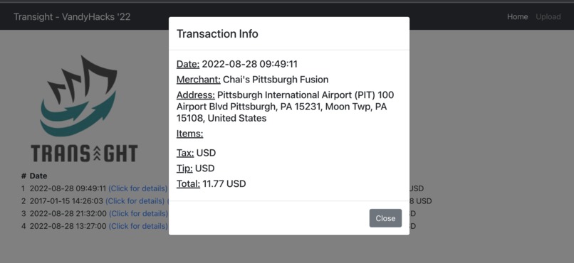 Transight – screenshot 2
