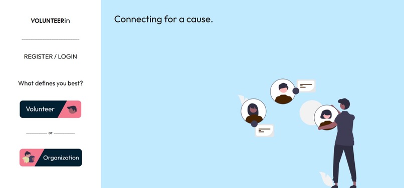 VolunteerIN – screenshot 1