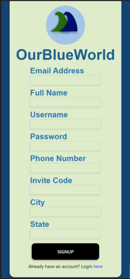 OurBlueWorld – screenshot 3