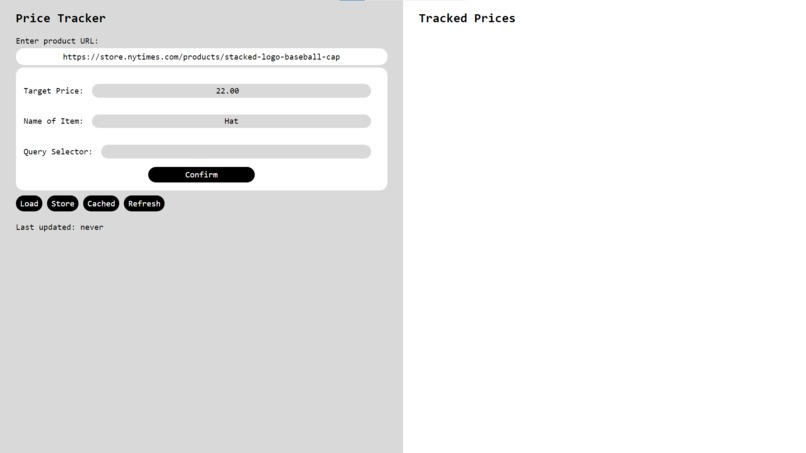 Price Tracker – screenshot 2