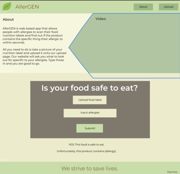 AllerGEN – screenshot 1
