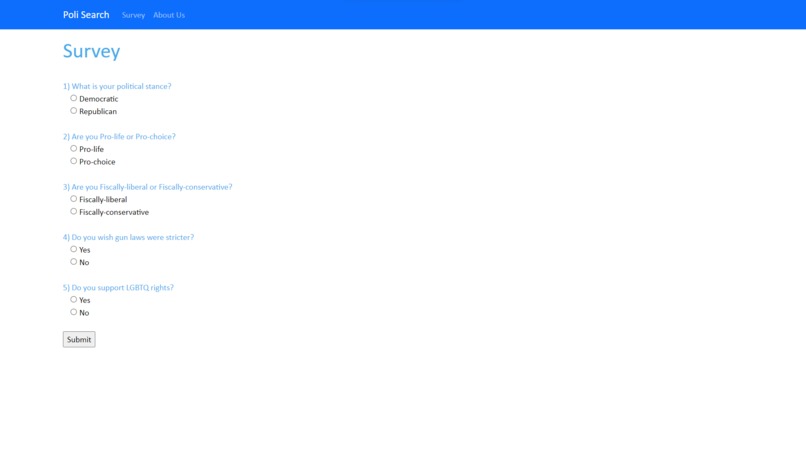 Poli Search – screenshot 2