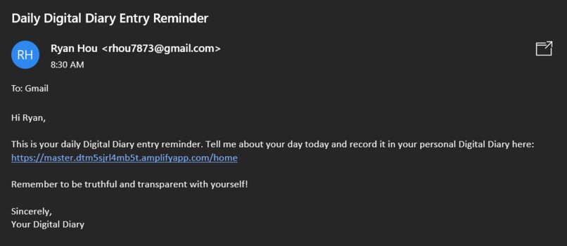 Digital Diary – screenshot 3