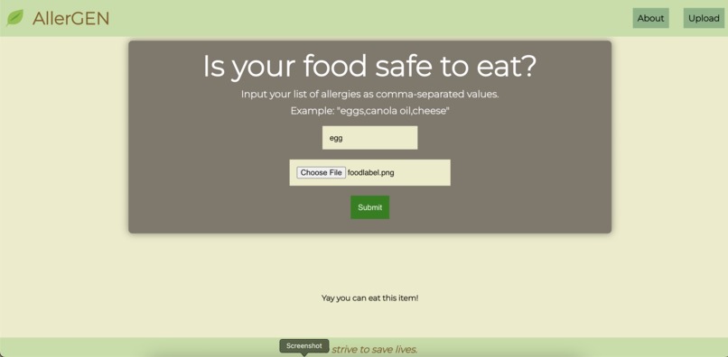 AllerGEN – screenshot 3