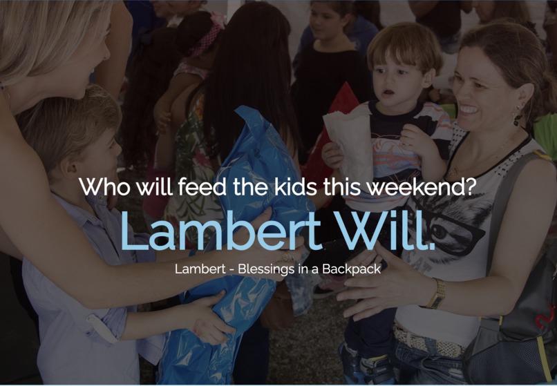 Lambert Blessings in a Backpack Website – screenshot 2