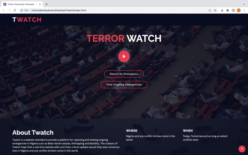 Twatch – screenshot 1
